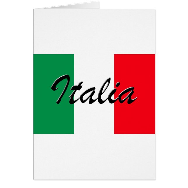 Bandera italiana - Alta calidad (Frente)