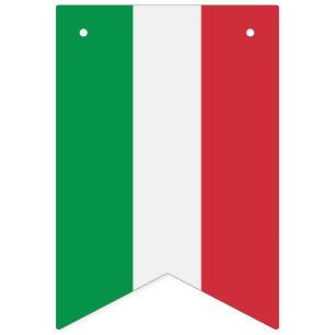 Bandera italiana, bandera del fiesta con la