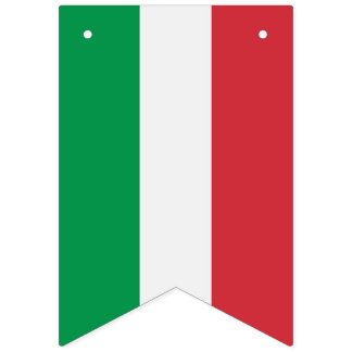 Bandera italiana, bandera del fiesta con la