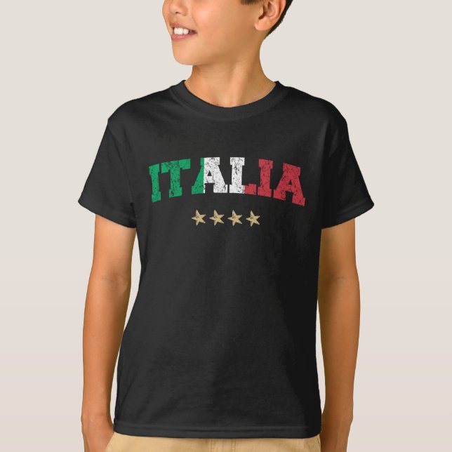 Bandera italiana de hincha de fútbol de camiseta d (Anverso)