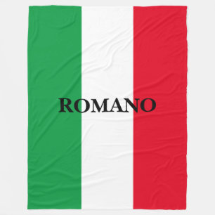 Bandera italiana de la manta personalizado de gran