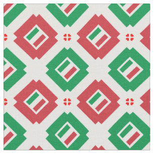 Bandera italiana e Italia Moda de tela moderna
