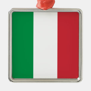Bandera italiana (Italia) Ornamento cerámico