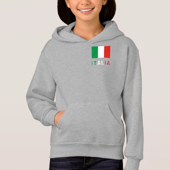 Bandera italiana y Italia (Anverso)