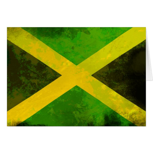 bandera jamaica - raíces de reggae (Anverso (Horizontal))