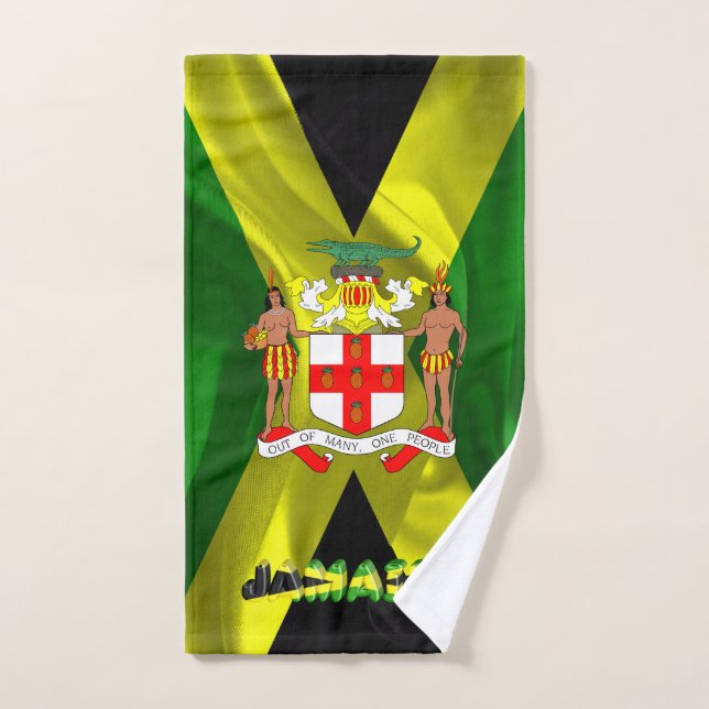 Bandera jamaicana (Toalla de mano)