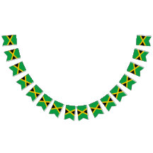 Bandera jamaiquina del Oro Negro Verde de Jamaica