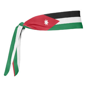 Bandera jordana elegante patriota
