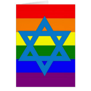 Bandera judía del orgullo gay