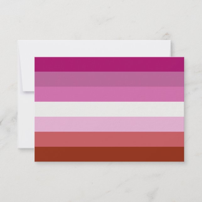 Bandera lesbiana (Anverso)