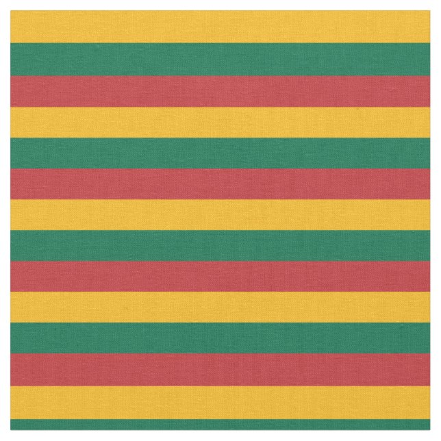 Bandera lituana y tela de moda lituana (De cerca)