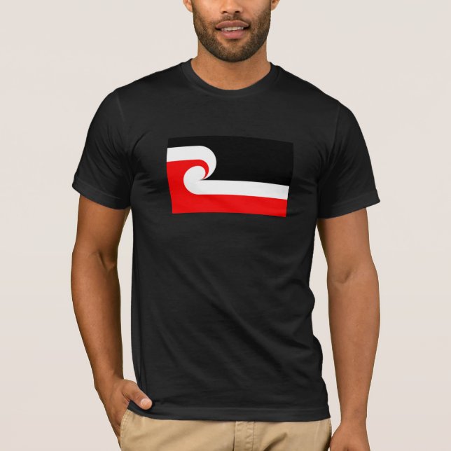 Bandera Maorí Bandera Nueva Zelanda Camiseta (Anverso)
