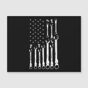 Bandera Mecánica Mecánica Americana Bandera Patrió