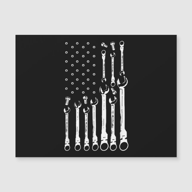 Bandera Mecánica Mecánica Americana Bandera Patrió (Anverso)