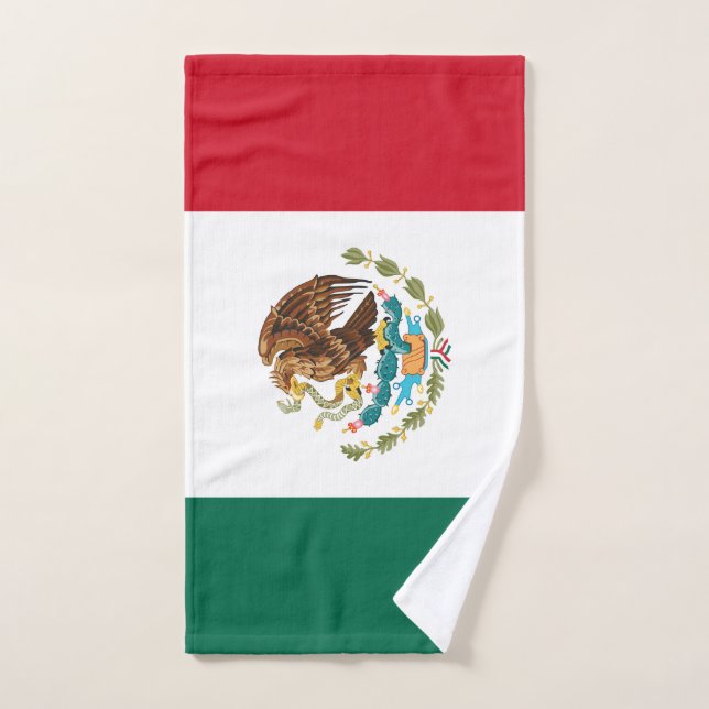 Bandera mexicana - Bandera de México (Toalla de mano)