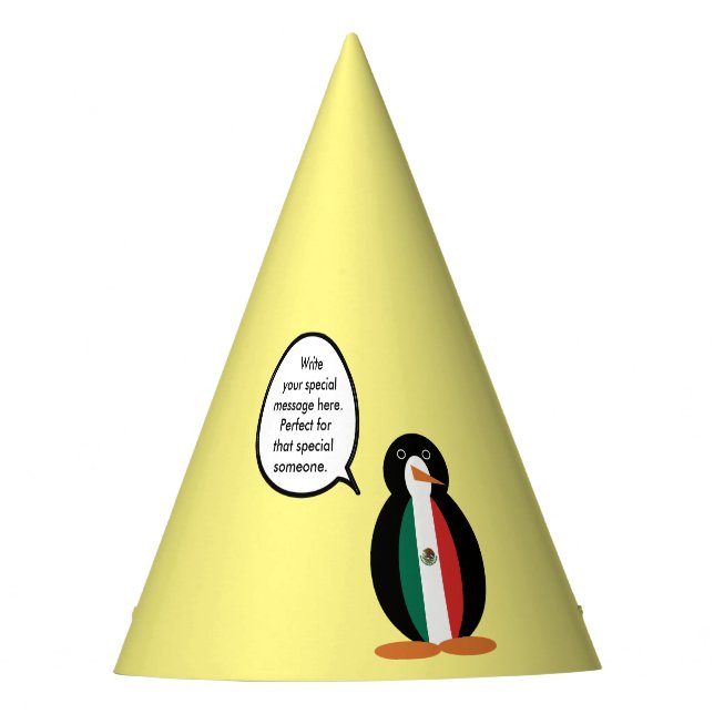 Bandera mexicana hablando Gorra Fiesta de la Sra.  (Anverso)