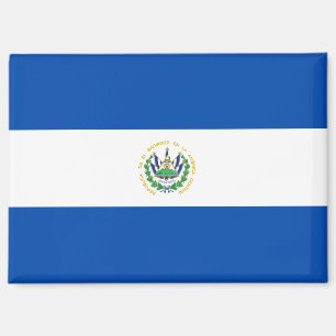 Bandera nacional de El Salvador Rectángulo imán