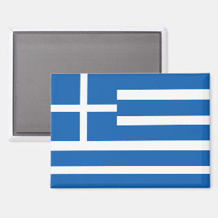 Bandera Nacional de Grecia Rectángulo imán