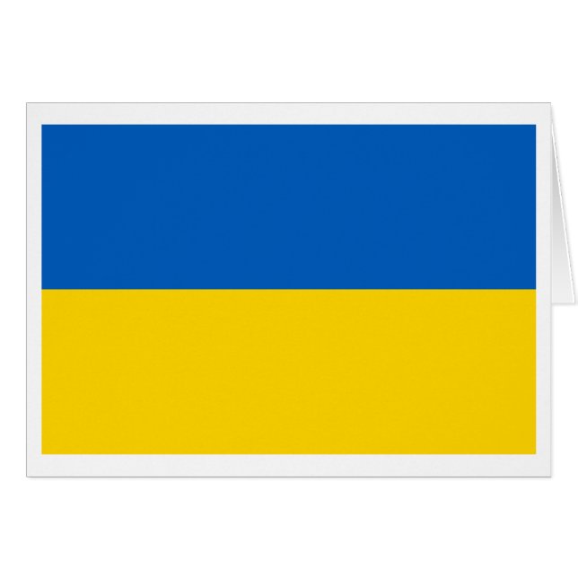Bandera nacional de Ucrania (Anverso (Horizontal))