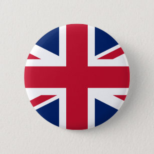 Bandera nacional del botón del Reino Unido