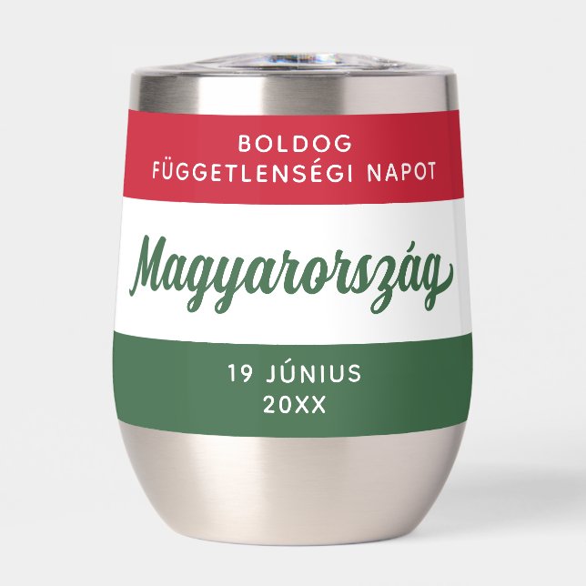 Bandera nacional del Día de la Independencia de Hu (Frente)