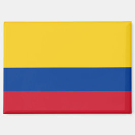 Bandera nacional del imán del Rectángulo colombian