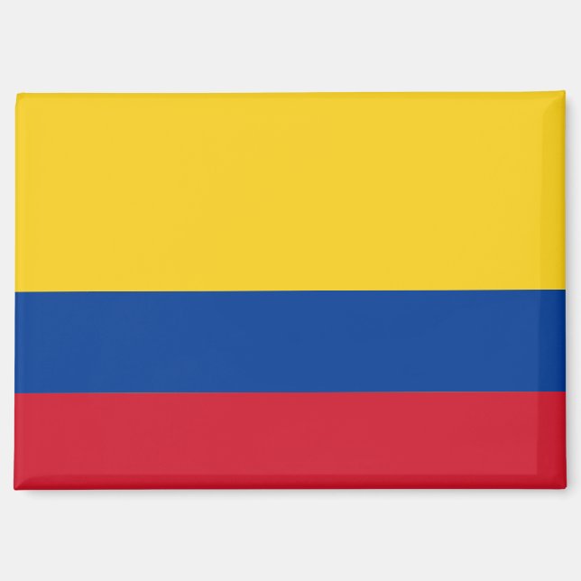 Bandera nacional del imán del Rectángulo colombian (Anverso)