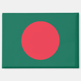 Bandera nacional del imán del Rectángulo de Bangla