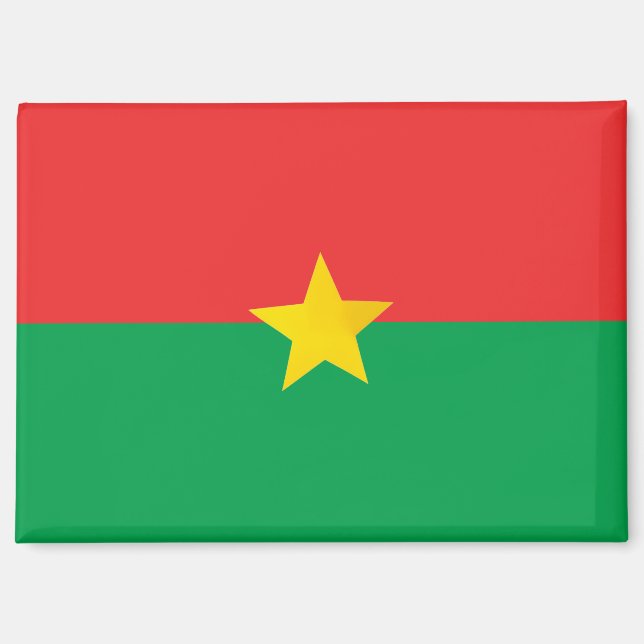 Bandera nacional del imán del Rectángulo de Burkin (Anverso)
