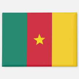 Bandera nacional del imán del Rectángulo de Camerú