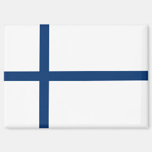 Bandera nacional del imán del Rectángulo de Finlan