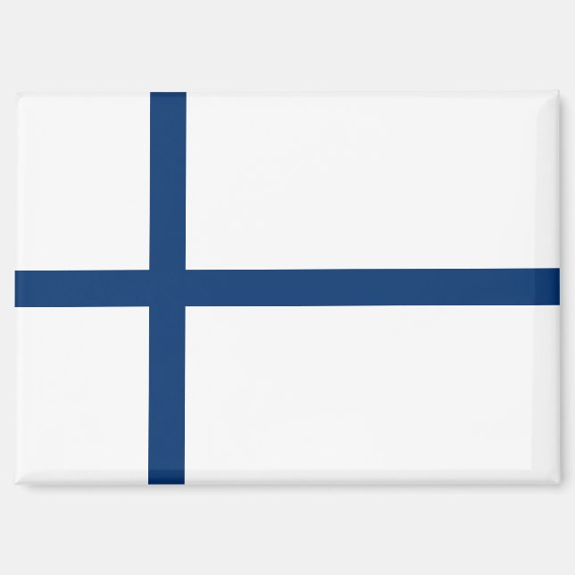 Bandera nacional del imán del Rectángulo de Finlan (Anverso)