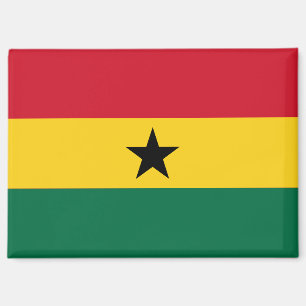 Bandera nacional del imán del Rectángulo de Ghana