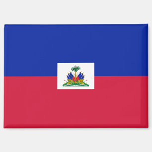 Bandera nacional del imán del Rectángulo de Haití