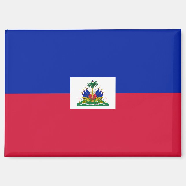 Bandera nacional del imán del Rectángulo de Haití (Anverso)