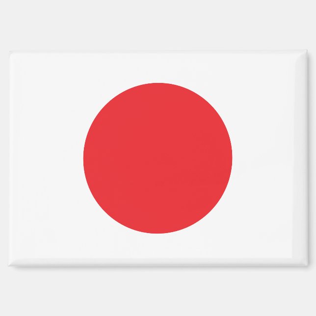 Bandera nacional del imán del Rectángulo de Japón (Anverso)