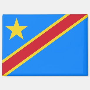Bandera nacional del imán del Rectángulo de la RDC