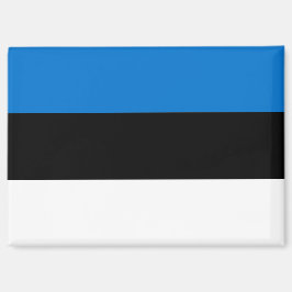 Bandera nacional del imán Rectángulo de Estonia
