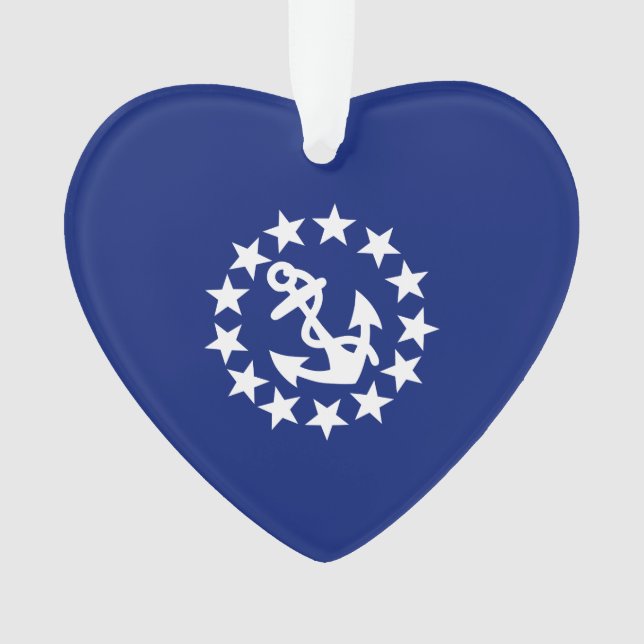 Bandera náutica estadounidense Decoración azul de  (Anverso)