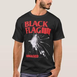 Bandera negra - Camiseta Premium dañada