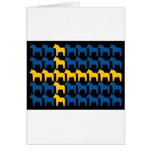 Bandera negra de Suecia Dala