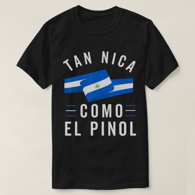 Bandera nicaragüense Camiseta Nicoya Pinolero (Diseño del anverso)