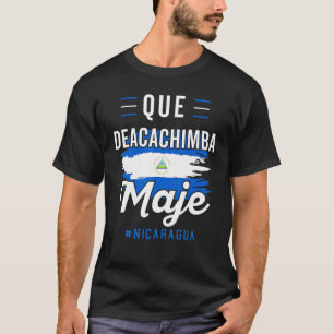 Bandera nicaragüense Camiseta Nicoya Pinolero