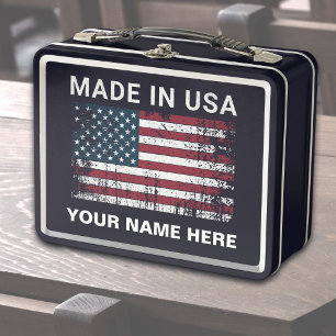 Bandera Norteamericana Personalizada Fabricada En