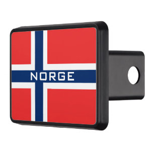 Bandera noruega cubierta del paso del remolque del