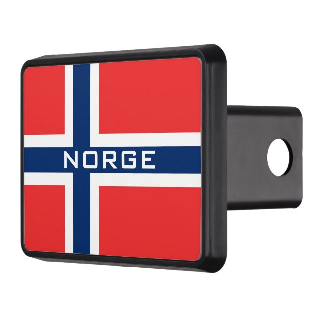 Bandera noruega cubierta del paso del remolque del (Izquierda)