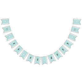 Bandera nupcial de la ducha del cordón con la