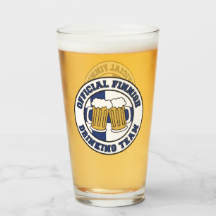 Bandera Oficial Del Equipo De Bebida Finlandés De 