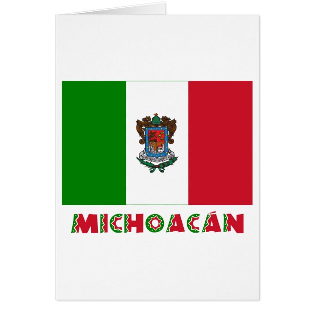 Bandera oficiosa de Michoacán (Frente)