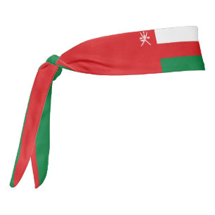 Bandera Omán Elegante Patriótico